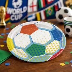 FIFA Soccer Dinner Plates 8 Pk